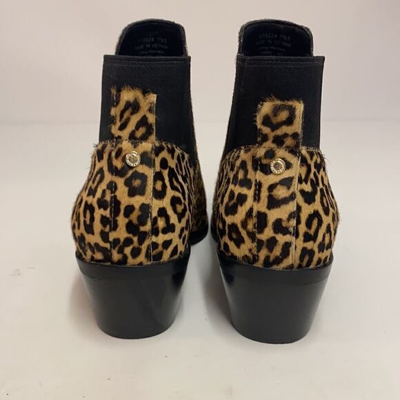 Cole Haan Gia Leopard print calf hair Bootie size 7 1/2B A1 - Picture 11 of 12